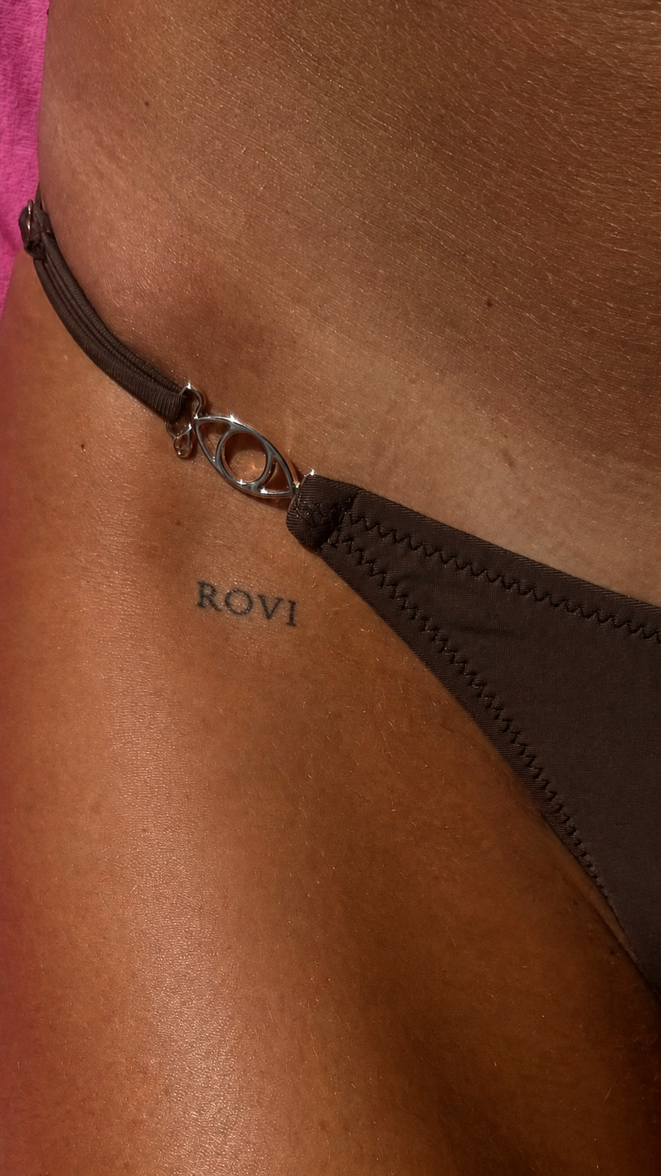 “ROVI EYE” BROWN BIKINI SET