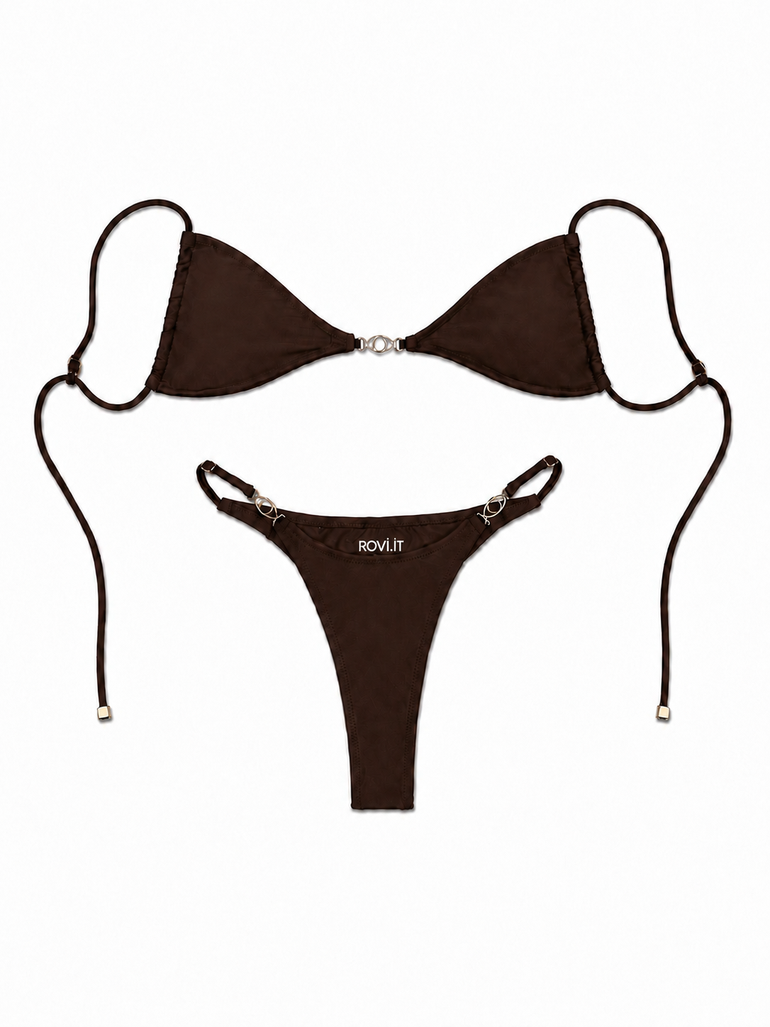 “ROVI EYE” BROWN BIKINI SET