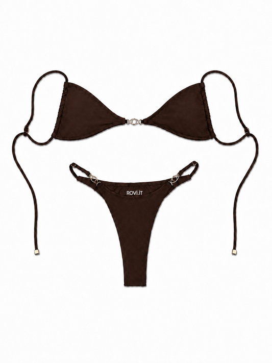 “ROVI EYE” BROWN BIKINI SET